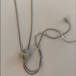Heart key necklace!